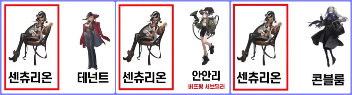 센츄리온 조합 및 구성