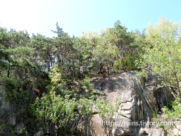 동천동 마애보살상 원경