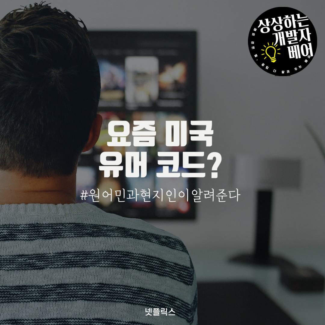  [넷플릭스] 원어민&현지인 추천 요즘 미국 유머 코드 미드!