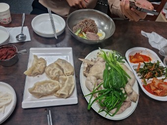 이북식 찜닭 막국수