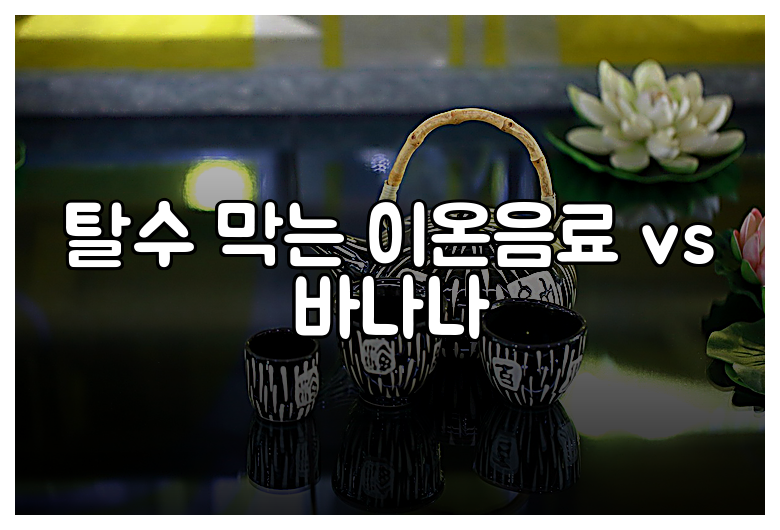 탈수 막는 이온음료 vs 바나나