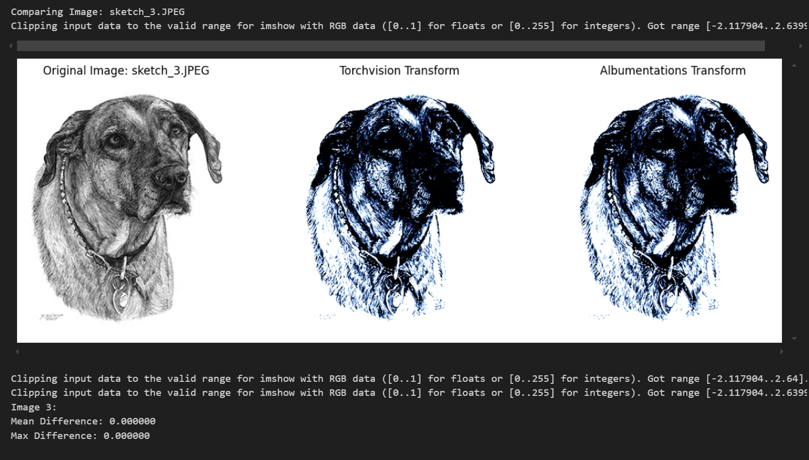 [01 - ImageNet Sketch 데이터] - Torchvision 와 Albumentations Trasnformer 비교
