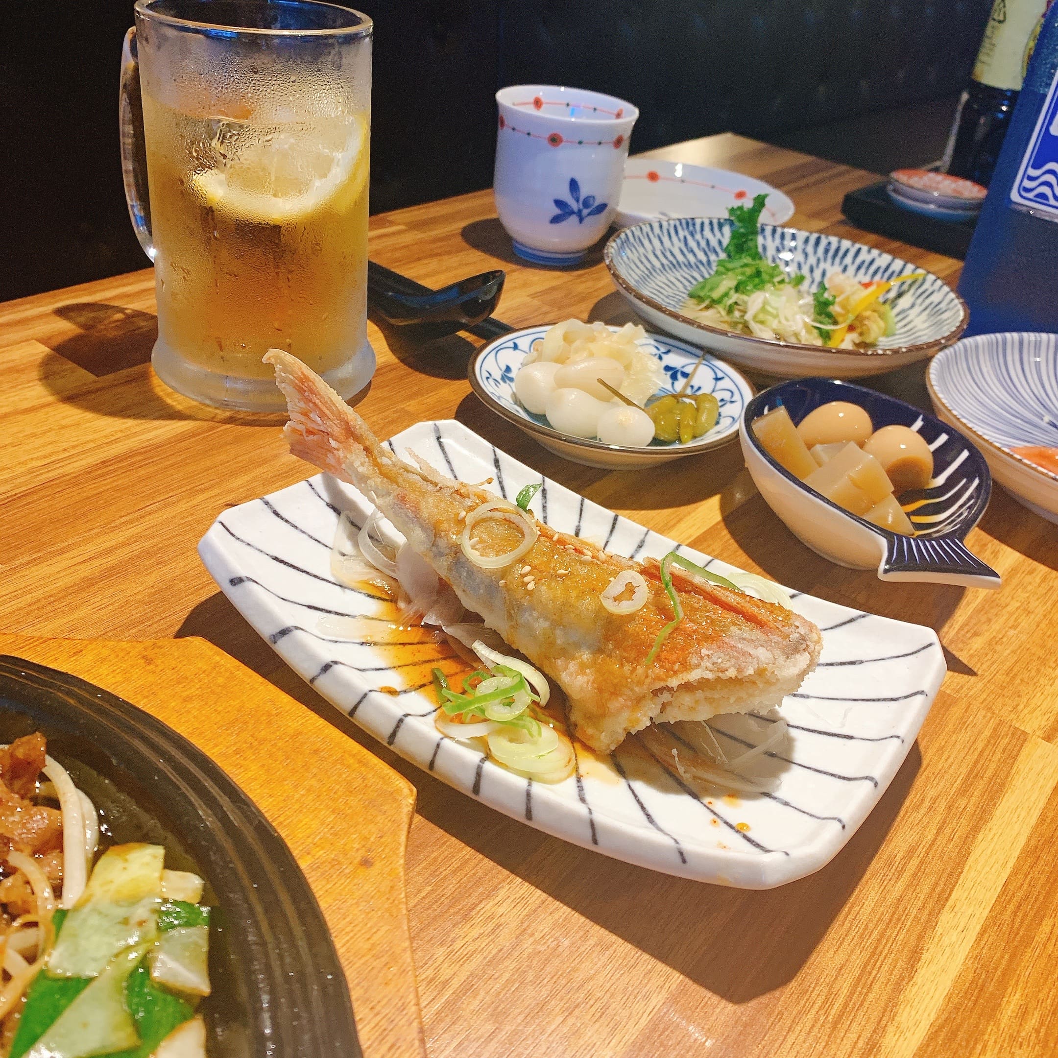 스시마루 서비스 생선구이