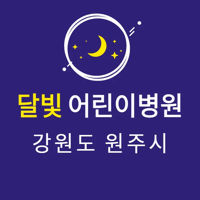  원주 달빛어린이병원 소아과 1곳 | 심야간 공휴일 주말 토일요일 진료
