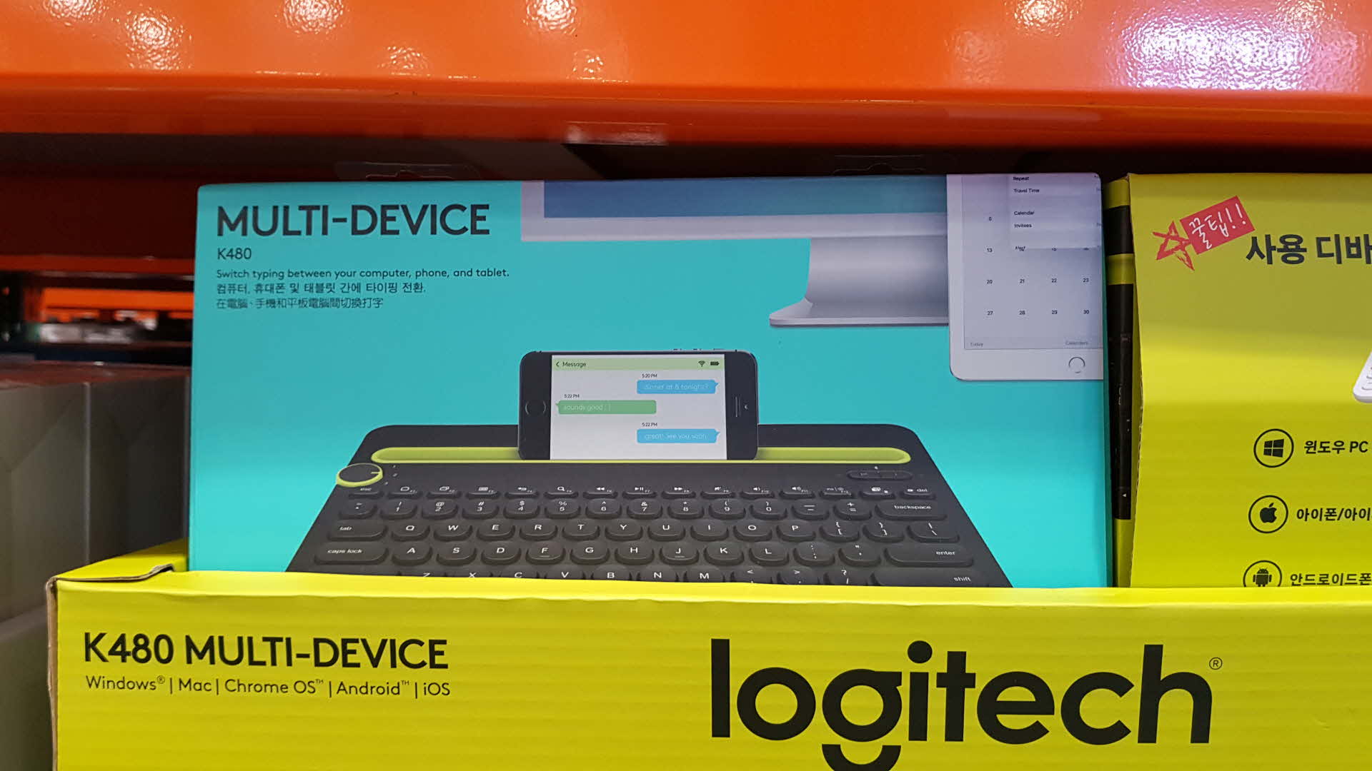 LOGITECH 블루투스키보드 LOGITECH BT KEYBOARD K480