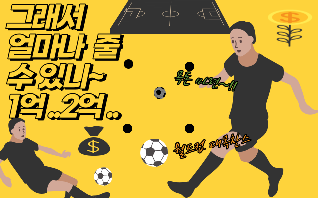  월드컵 참가하면 얼마나 줘?