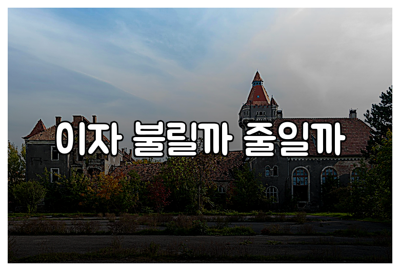 이자 불릴까 줄일까
