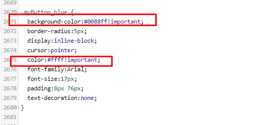 CSS에서 !important 적용