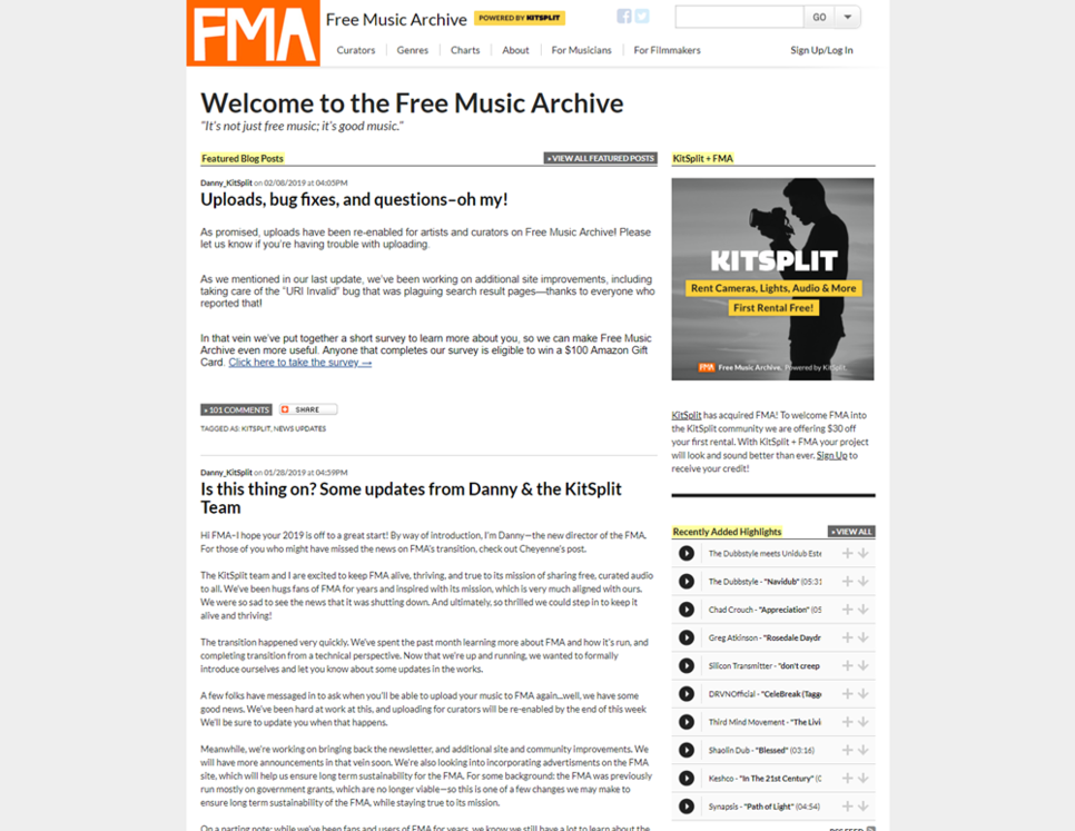 프리뮤직 아카이브 bgm 음원 사이트 모음, 7