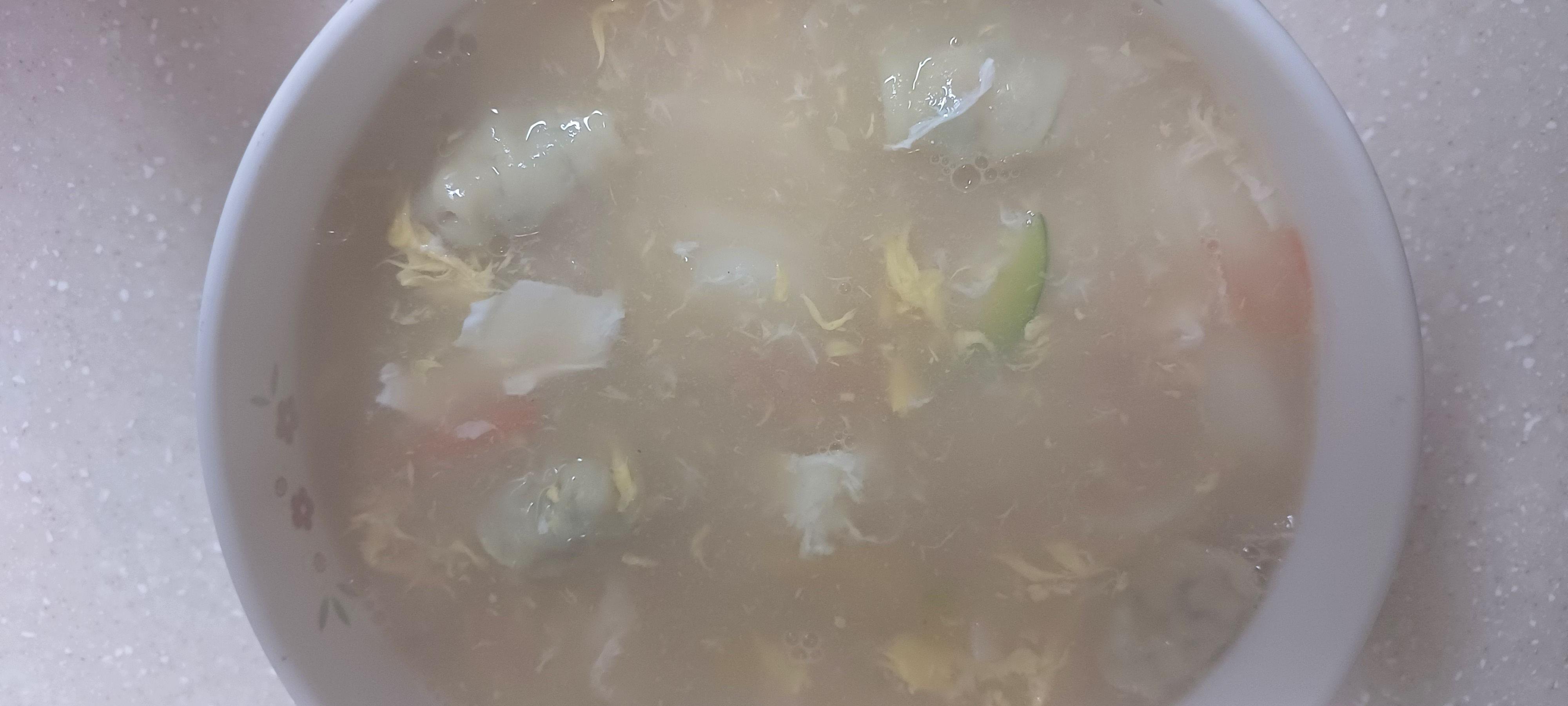 떡국 완성