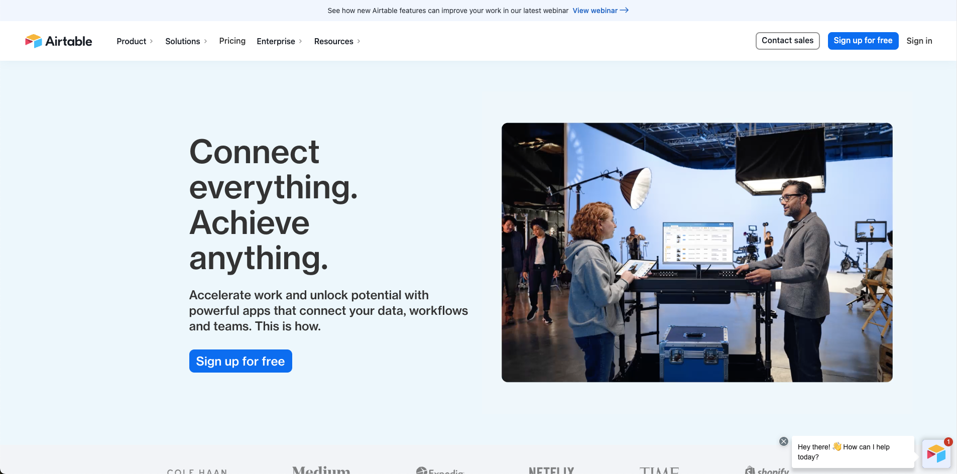 Airtable 웹 사이트