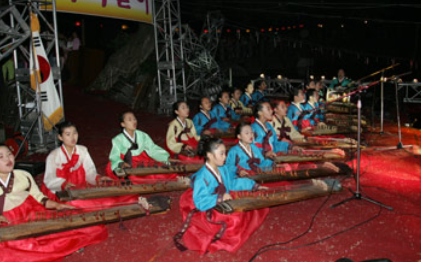 낙화축제 축제장 위치 관련 사진