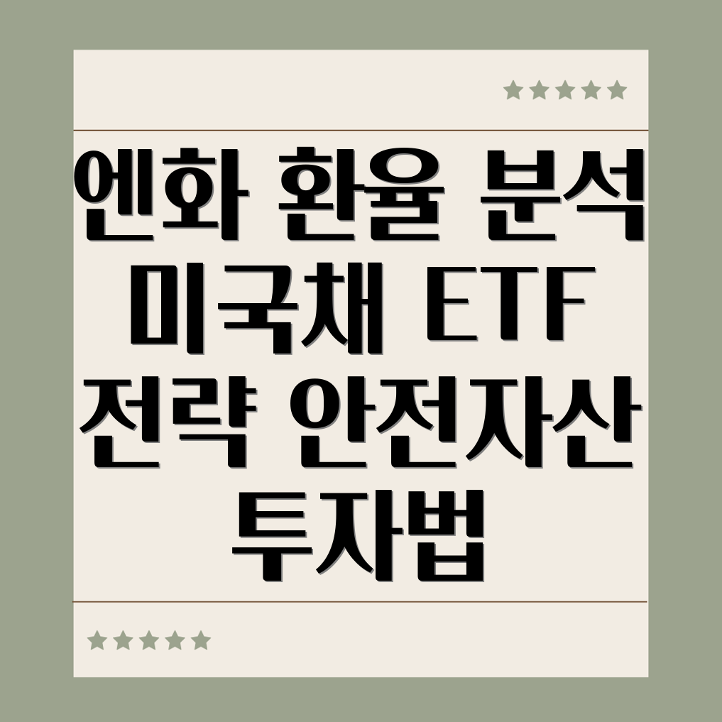 엔화 환율 미국채 ETF 투자