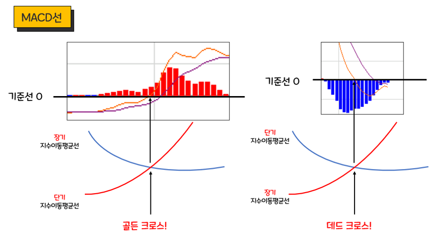 MACD-골든크로스-데드크로스-의미