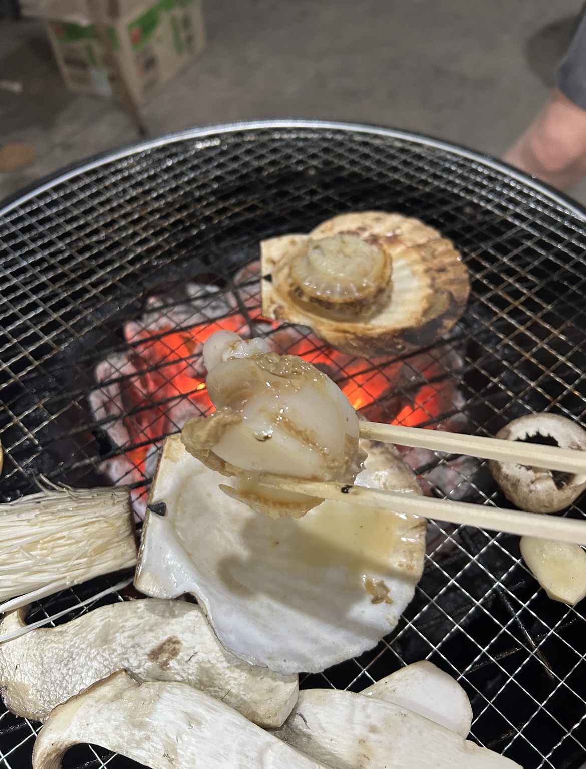 고성 가리비 포장