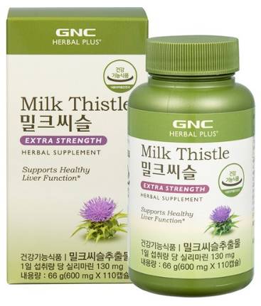 GNC 밀크씨슬&#44; 1개&#44; 110캡술