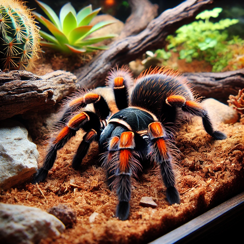 Brachypelma hamorii (멕시칸 레드니)