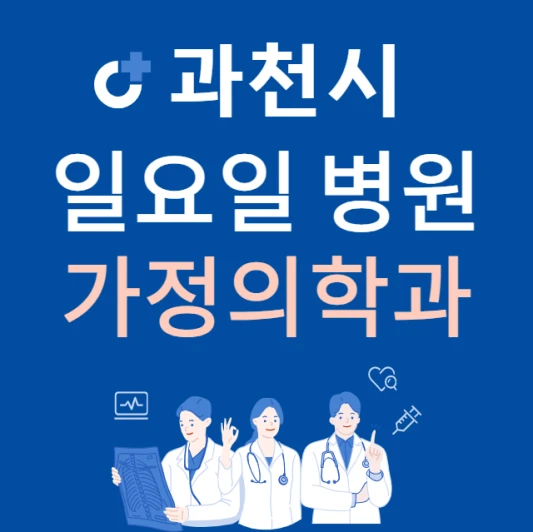 경기도-과천시-일요일-가정의학과-진료하는곳-주말에-문여는-과천시-24시간-가정의학과-병원-찾기