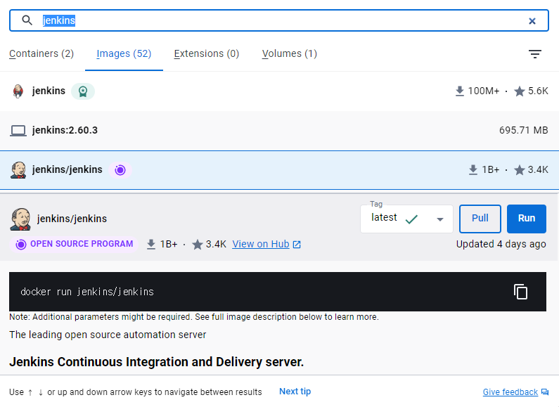  Doker에 Jenkins 설치