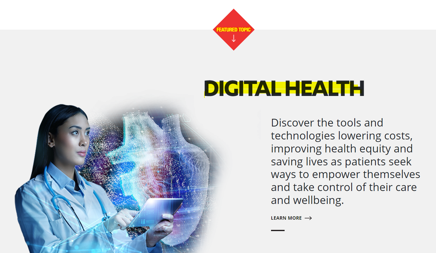 주요주제는 디지털건강(Digital Health)