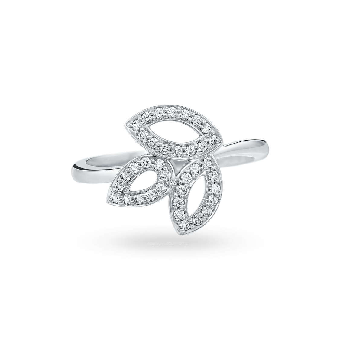 Lily-Cluster-Platinum-Diamond-Ring