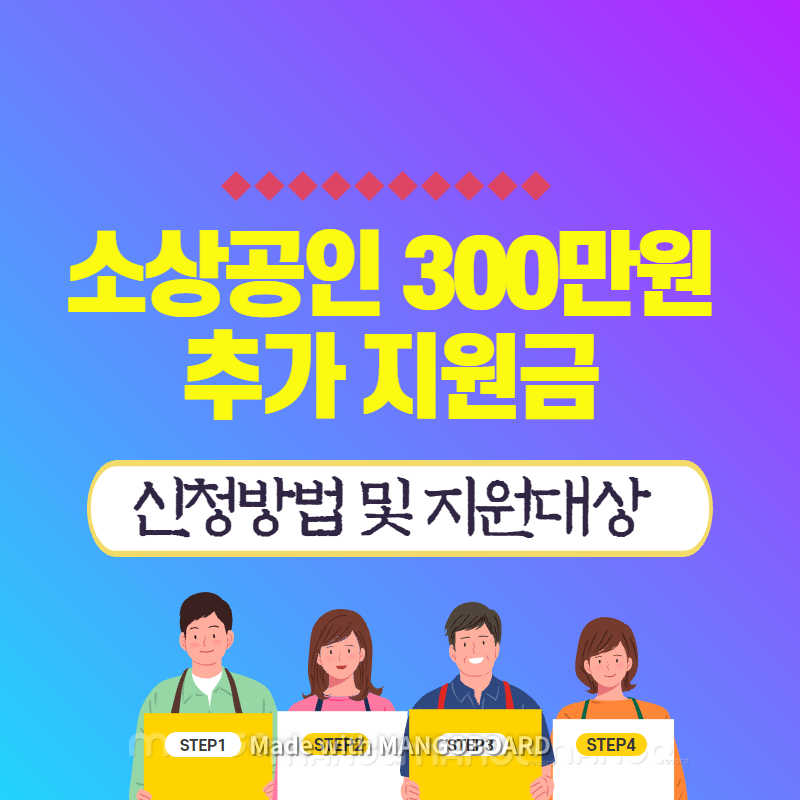  소상공인 방역지원금 300만원 추가지급