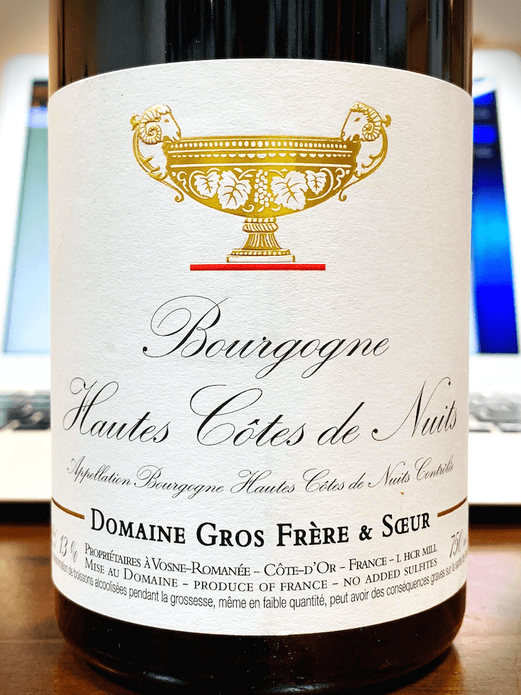 Domaine Gros Fr&egrave;re & Soeur Bourgogne Hautes-C&ocirc;tes de Nuits Rouge 2017