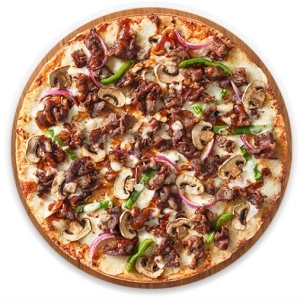 피자 헛 메가 크런치 메뉴 뿜뿜 불고기 라지 사이즈