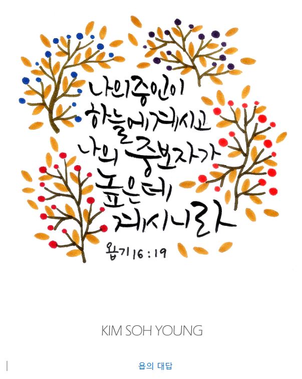 욥기 16장