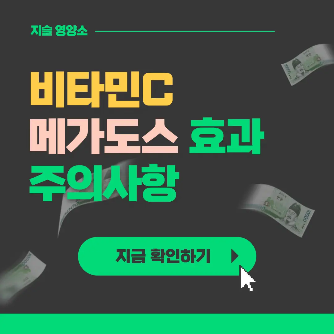  보기쉬운 비타민C 메가도스의 3가지 효과와 주의사항