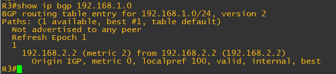 show ip bgp