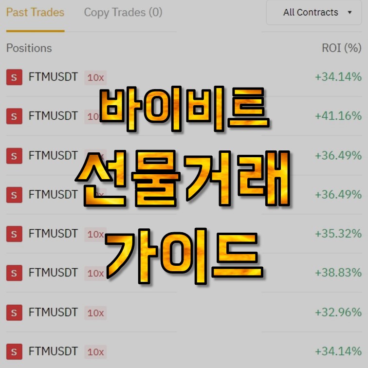  바이비트 20% 수수료 할인 레퍼럴, 선물거래 가이드
