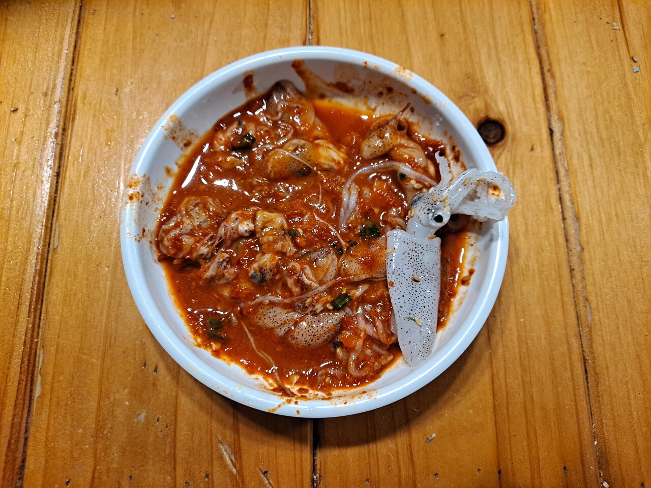  소주가 술술 넘어가는 삭힌 맛, 꼴뚜기젓(Salted Beka Squid)