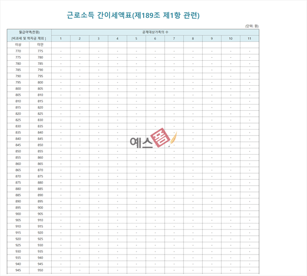 시급제 급여 계산 프로그램 안 (feat. 이메일 급여명세서 발송 가능) 일급제 급여관리 프로그램, 시급관리 프로그램 일급, 19
