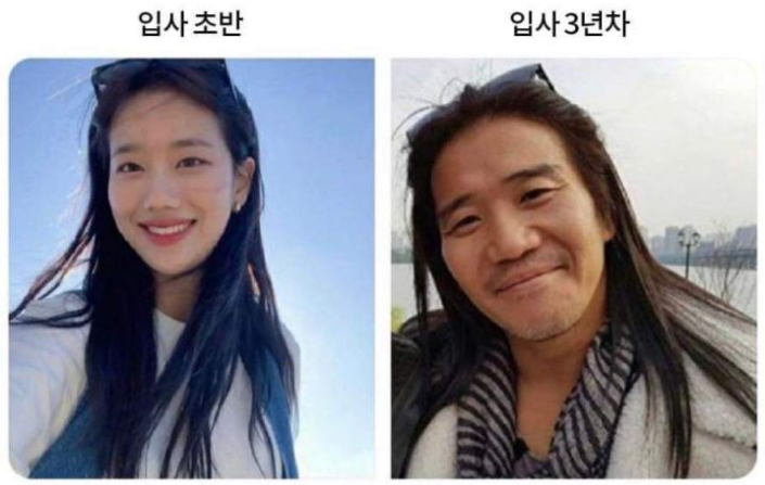  회사 입사 후 연차별 태도변화
