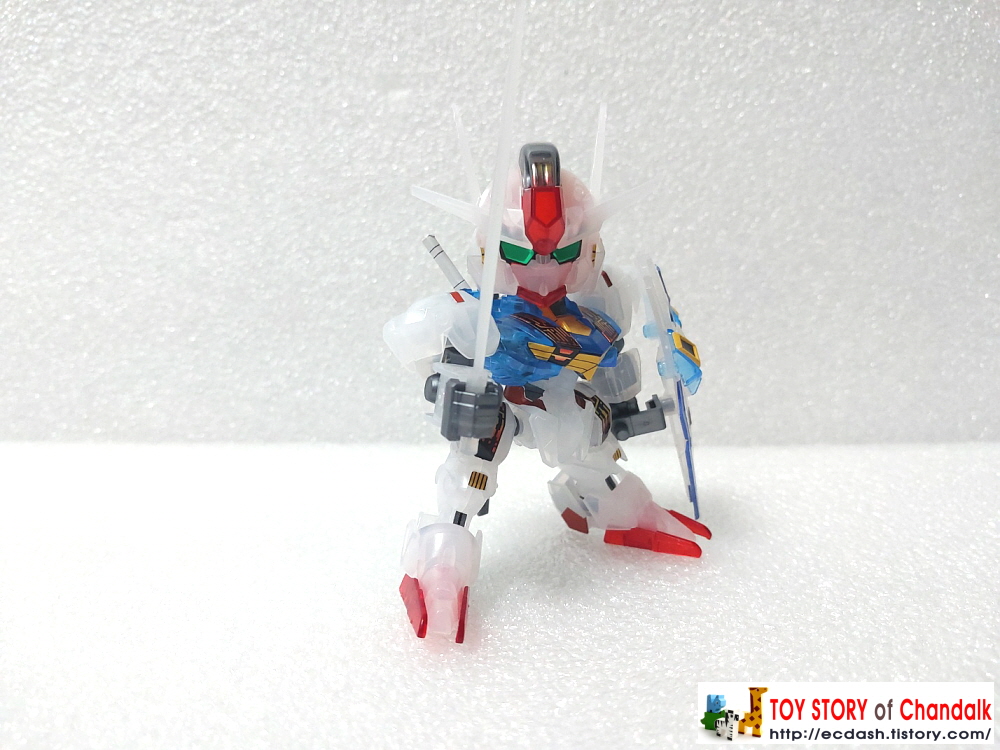 [반다이] BANDAI - SD GUNDAM EX-STANDARD XVX-016 GUNDAM AERIAL ガンダム・エアリアル [CLEAR COLOR] / 에스디 건담 에어리얼 / 클리어컬러 (건프라 라운드 박스 : 건담 한정판)