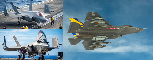 F35C 날개접이식&#44; 건포드 장착