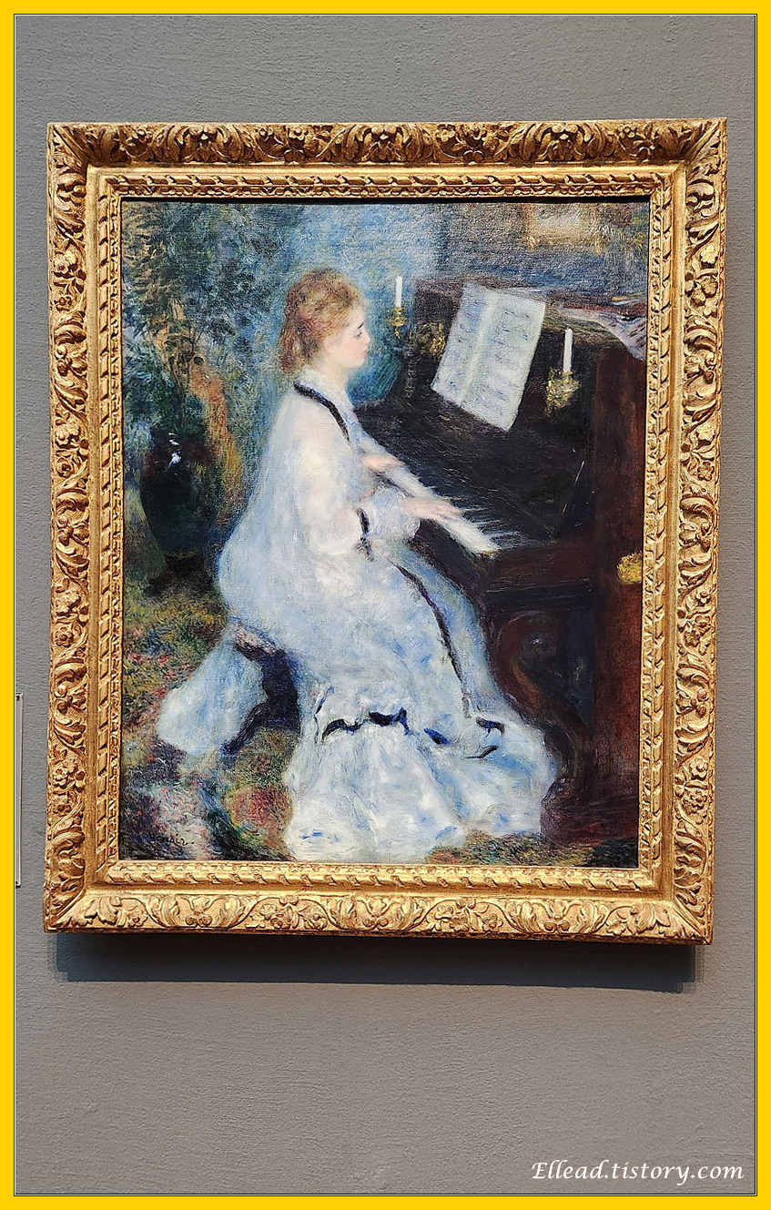 르누아르 Woman at the piano&#44; 1875-6