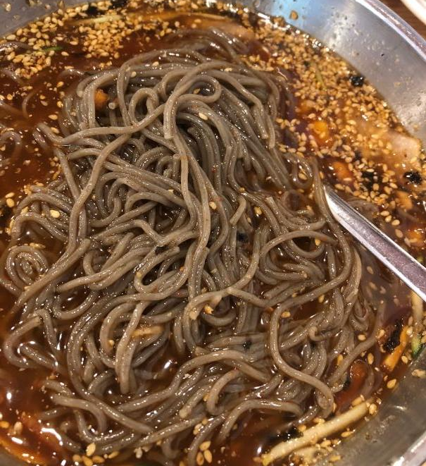 봉천동-봉평메밀막국수-막국수면발