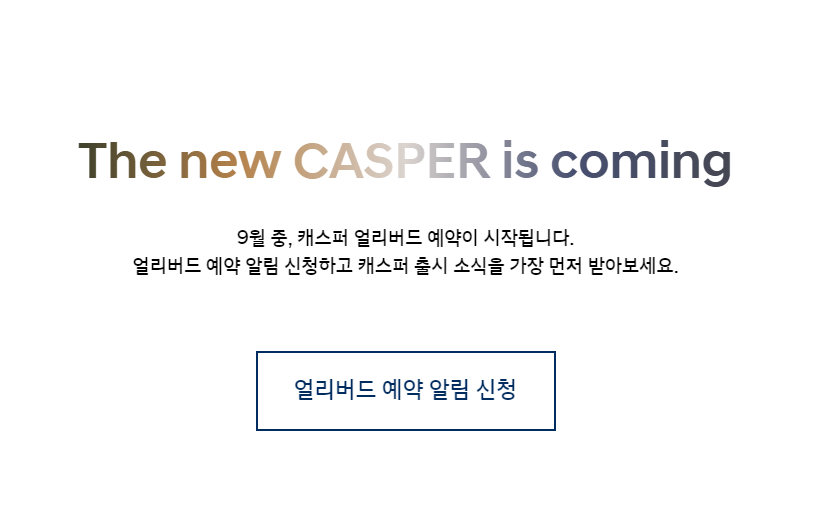 캐스퍼_홈페이지에_있는_얼리버스_신청사진