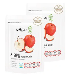 내아이애 동결건조 과일칩&#44; 12g&#44; 2개