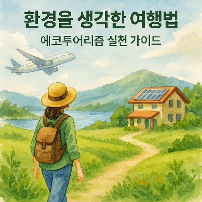 환경을 생각한 여행법 – 에코투어리즘 실천 가이드