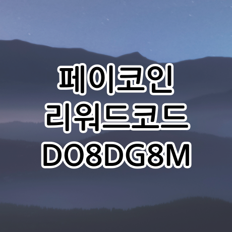  업계 최저 송금 수수료율, 페이코인 리워드코드는 DO8DG8M