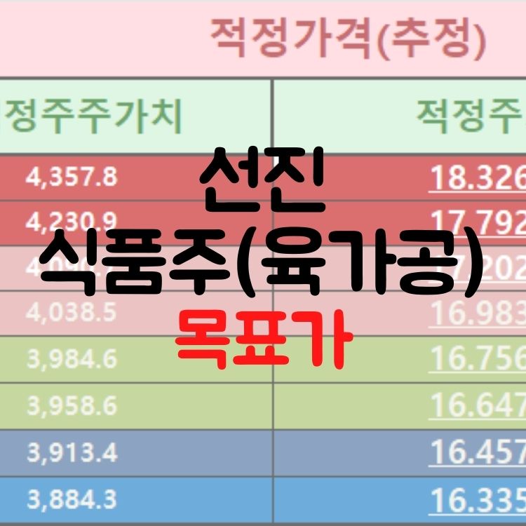  선진, 주식종목추천