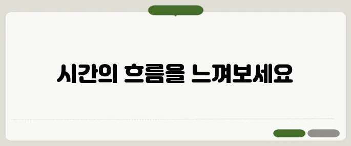 현재 시간 초단위 바로보기