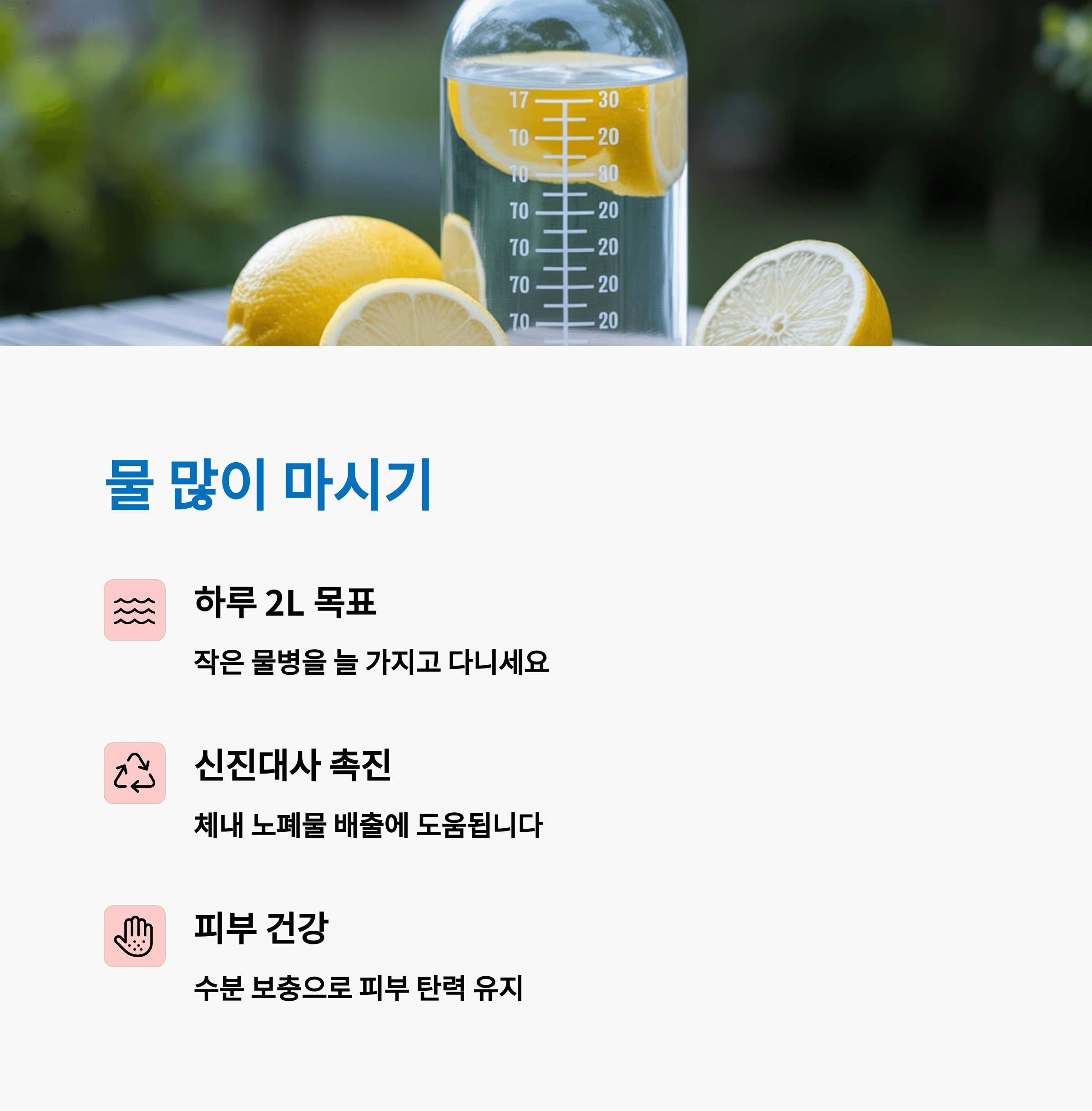 50대 건강 루틴