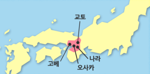 일본-JR-간사이-미니-패스-이동-가능-지역-지도