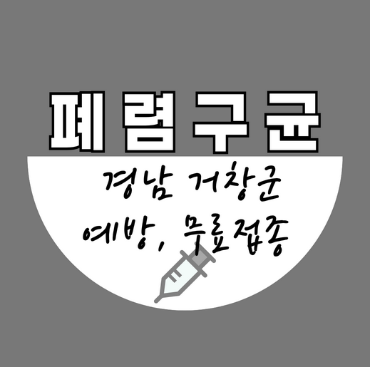 거창군폐렴구균무료예방접종