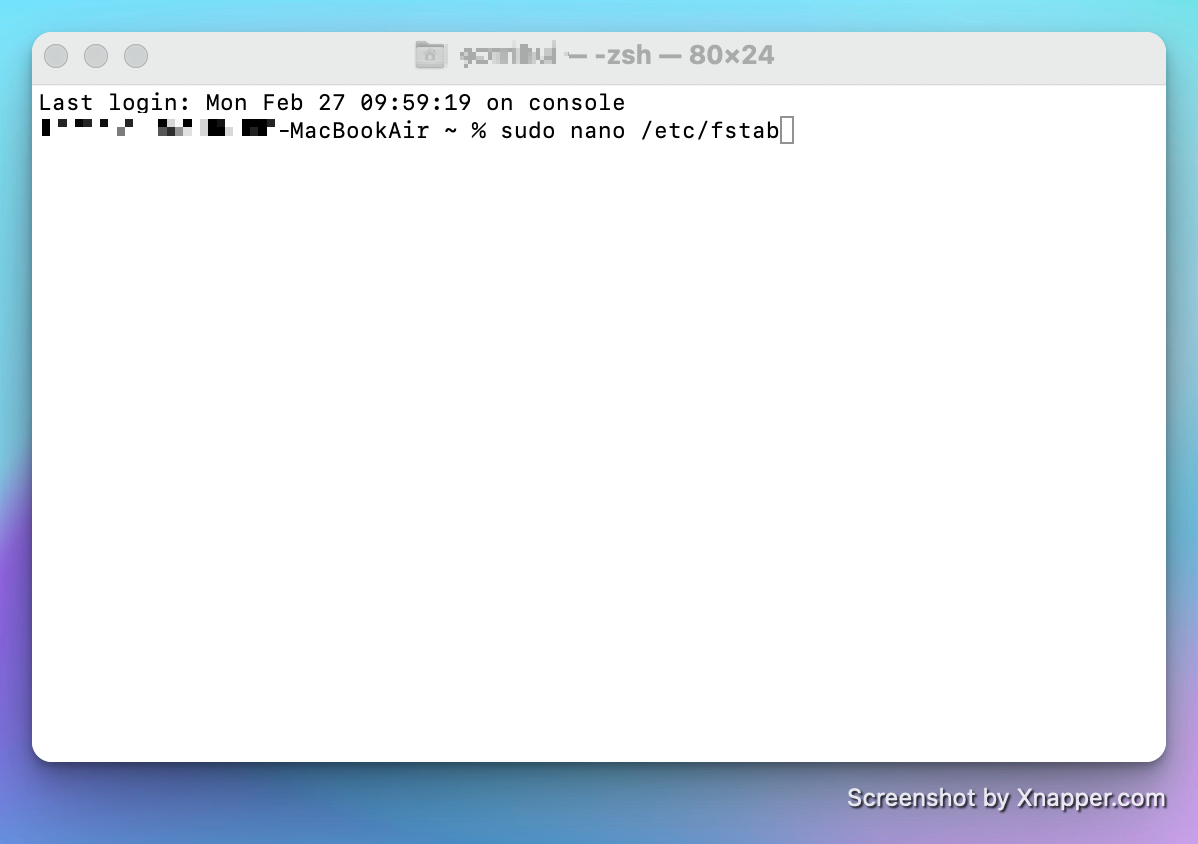 맥북에서 NTFS 외장디스크 및 USB 쓰기 되도록 연결하는 방법 사진 2