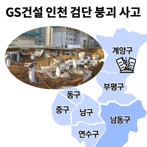 인천 검단신도시 GS건설 안단테 아파트 붕괴사고